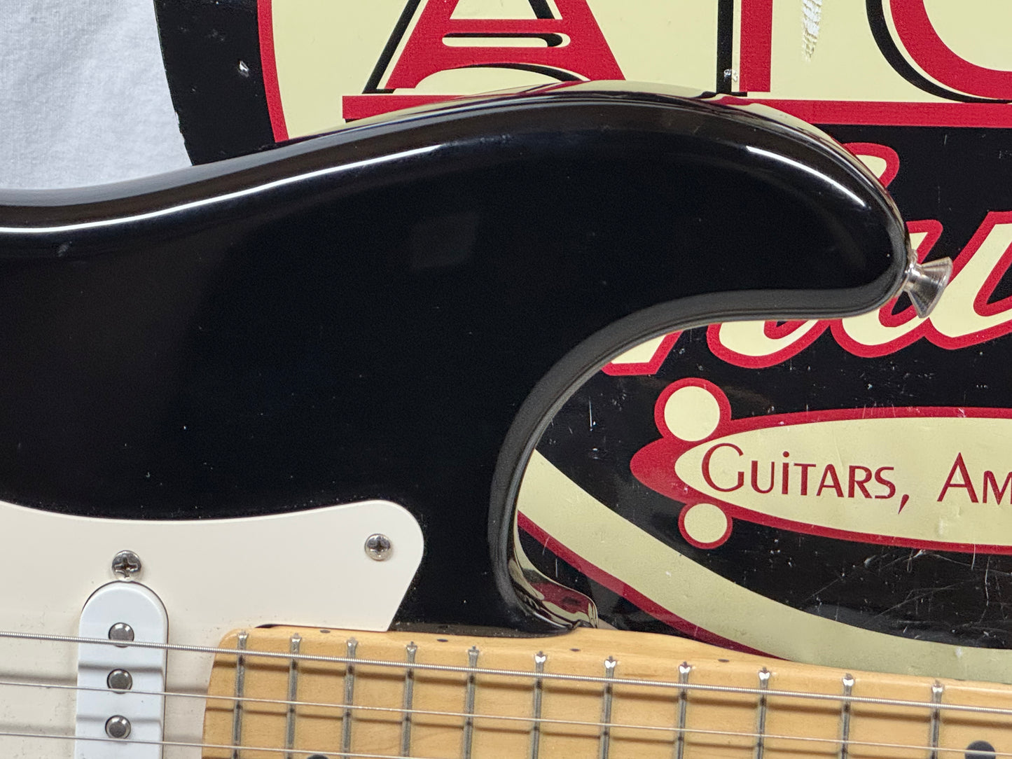 Fender USA Eric Clapton Stratocaster Guitar with Case 2006 - Black / Maple neck