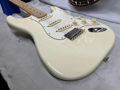 Fender American Professional Stratocaster Strat Electric Guitar with Case - Olympic White