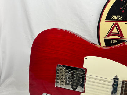 Fender American Standard Telecaster Tele Crimson Red Electric Guitar - Pickups have been Replaced with Seymour Duncan APTL-1/APTR-1