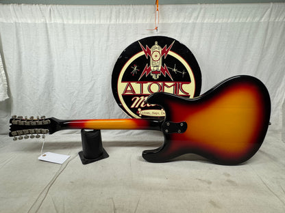 Mosrite The Ventures 12-string Guitar with Case 1966 - Sunburst