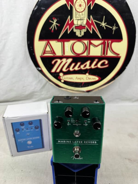 Fender Marine Layer Reverb Pedal with Box