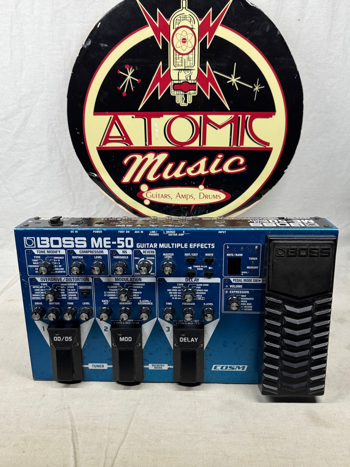 Boss ME-50 me50 Guitar Multi-Effects Preamp Pedal