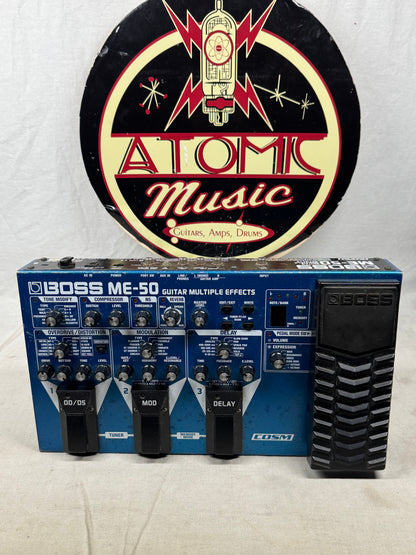 Boss ME-50 me50 Guitar Multi-Effects Preamp Pedal