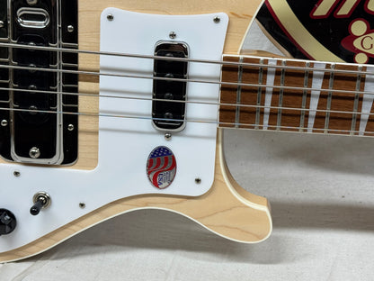 Rickenbacker 4003 4-string Bass with Case 2025 - Mapleglo / Natural