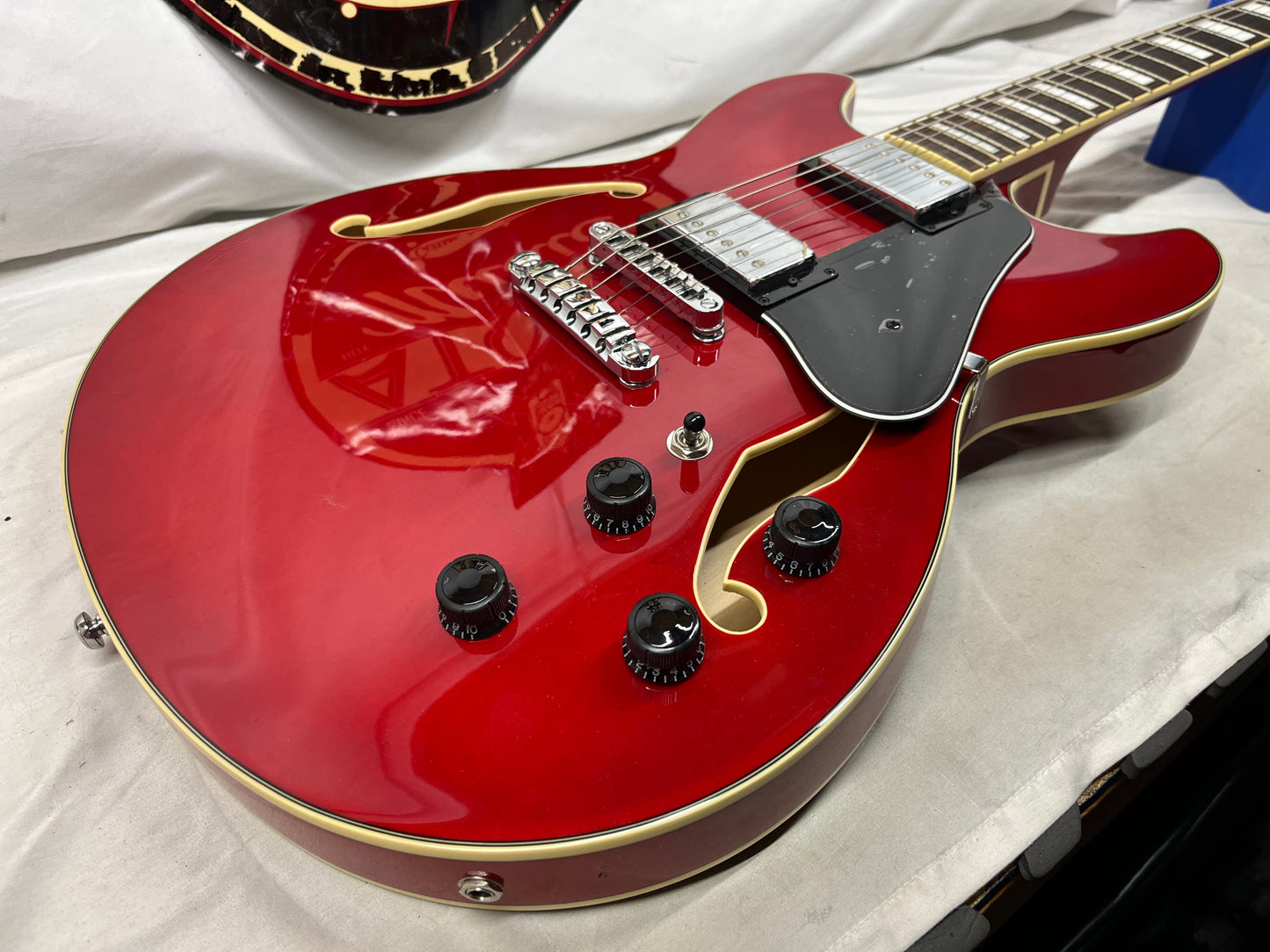 Ibanez Artcore Series AS73-TCD Semi-Hollow Body Electric Guitar - Transparent Cherry Red