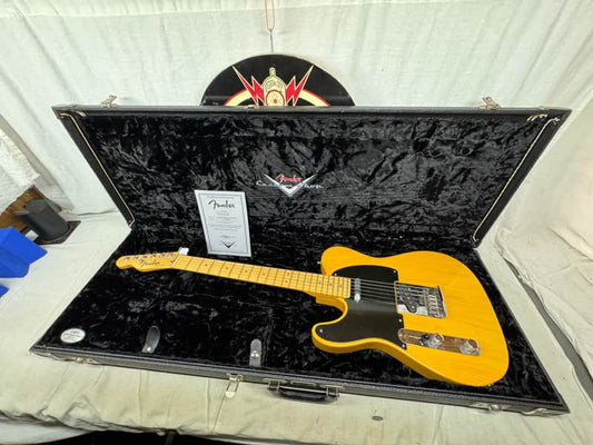Fender USA Custom Shop American Deluxe Telecaster LH left-handed lefty Guitar with COA + Case