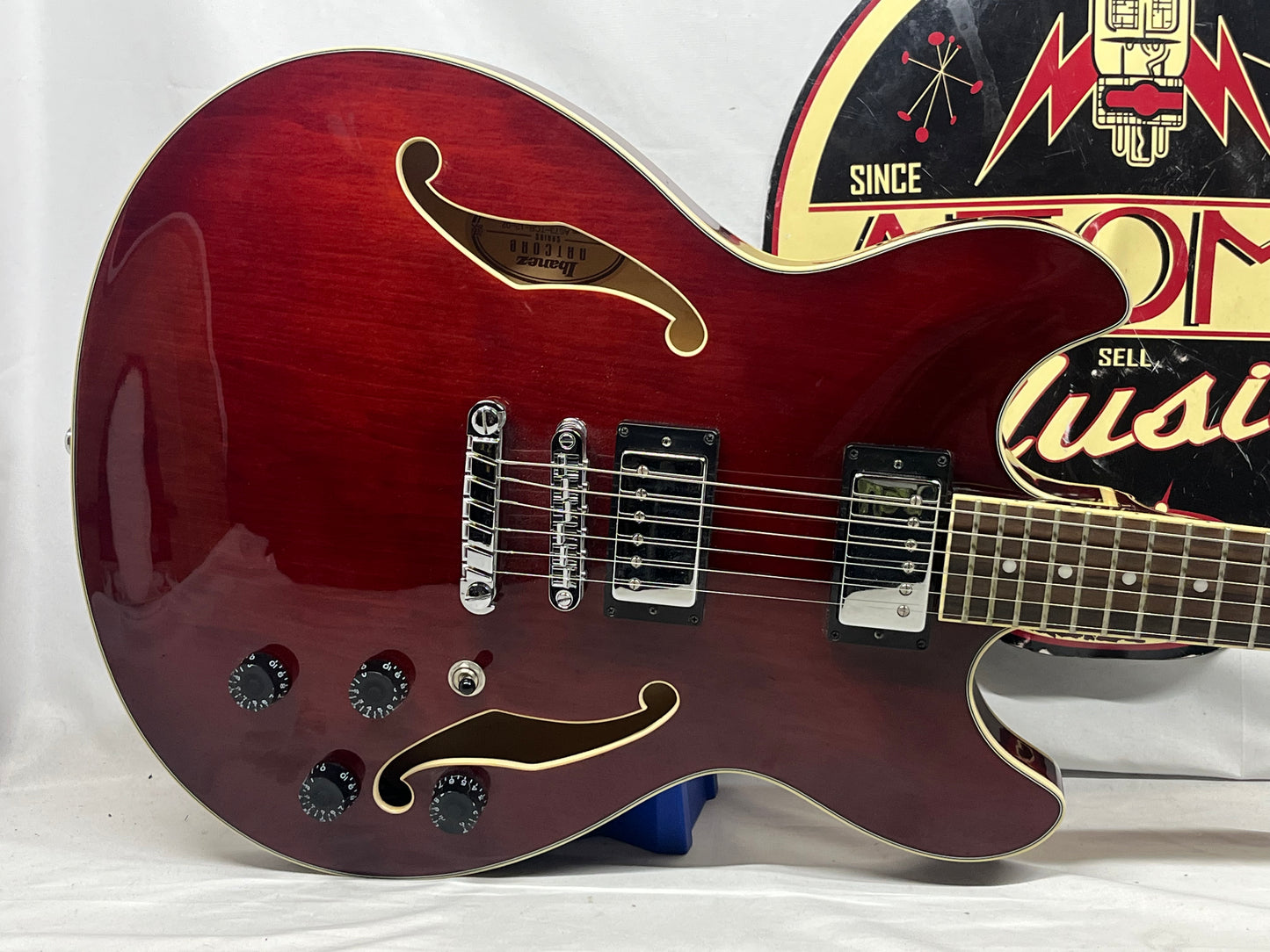 Ibanez Artcore Series AS73 Semi-Hollow Body Electric Guitar - Transparent Cherry Red
