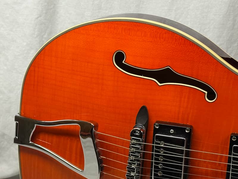 Eastwood Classic 6 TA PH Hollowbody Guitar with Case - Image 6