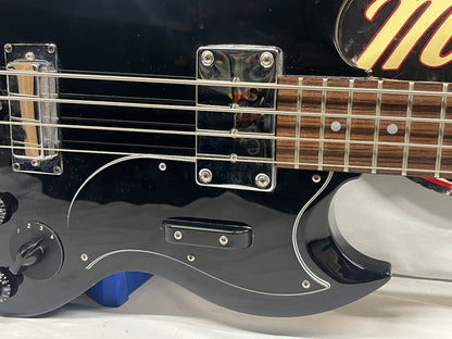 Epiphone Elite EB-3 4-String Doublecut Electric Bass - Black - NUT HAS BEEN RAISED