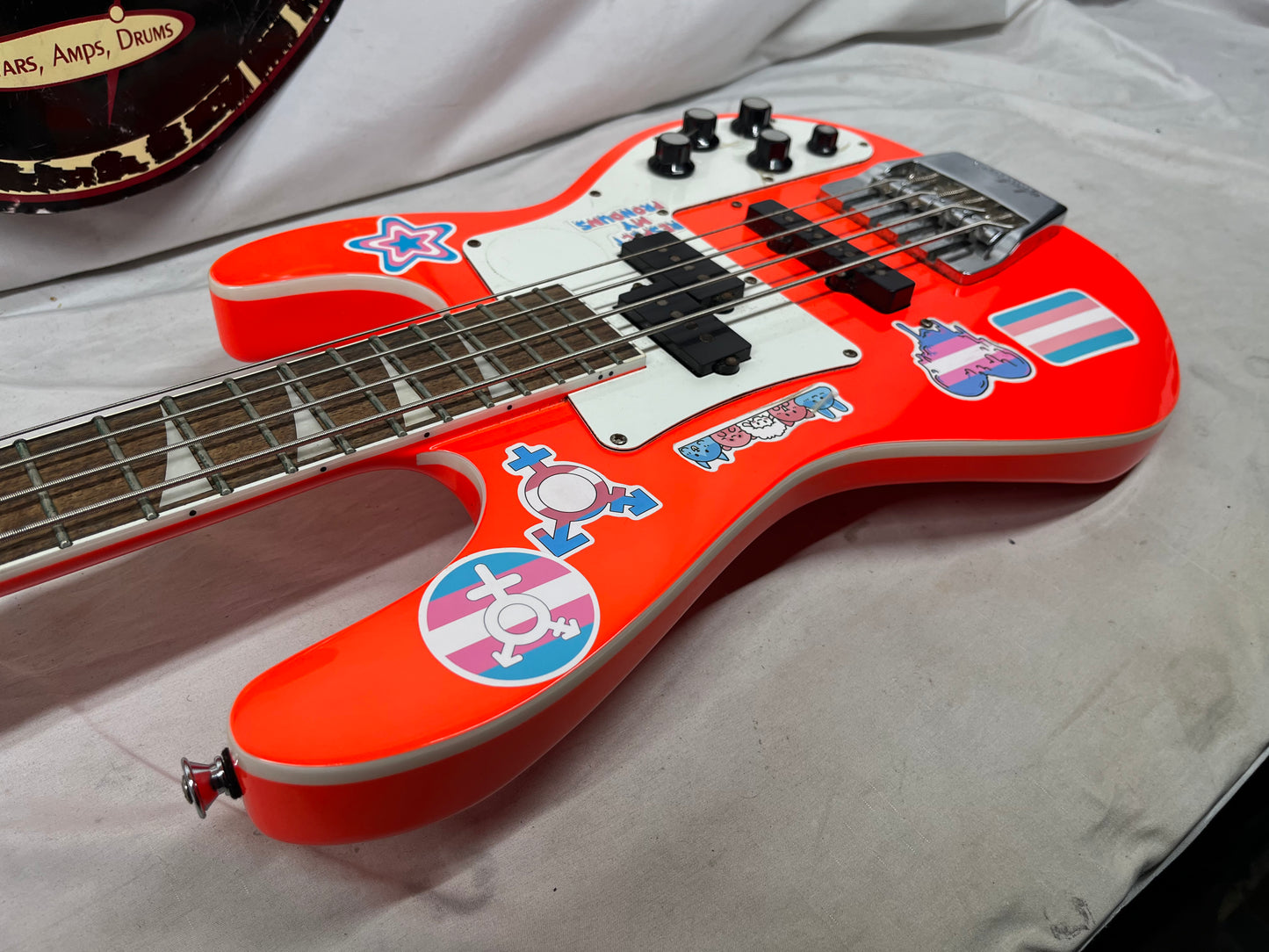 Jackson X Series Concert Bass CBXNT DX IV 4-String Electric Bass - Rocket Red