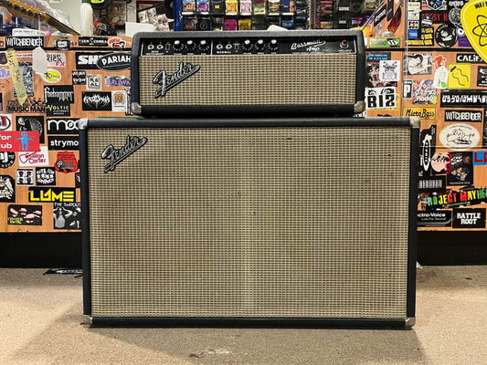 Fender Bassman Tube Guitar Amplifier Head and Cabinet