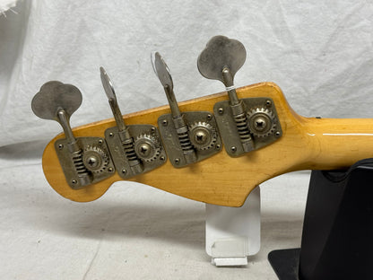 Fender PARTS BASS ? Fretless Precision Bass 4-string P-Bass with Case 1970s - 3-Color Sunburst / Maple neck