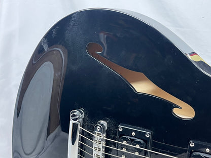 Squier Affinity Series Starcaster Semi-Hollow Body Electric Guitar - Black