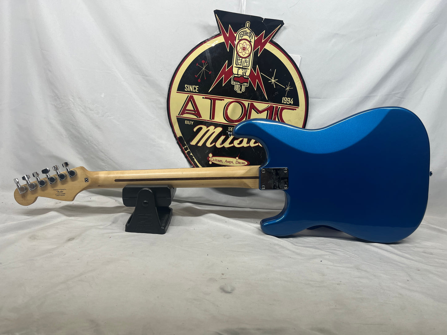 Squier FSR Bullet Stratocaster Strat HT Electric Guitar - Lake Placid Blue