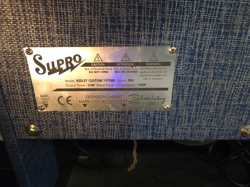 Supro 1970RK Keeley Custom 25-Watt 1x10" Guitar Combo - Image 4