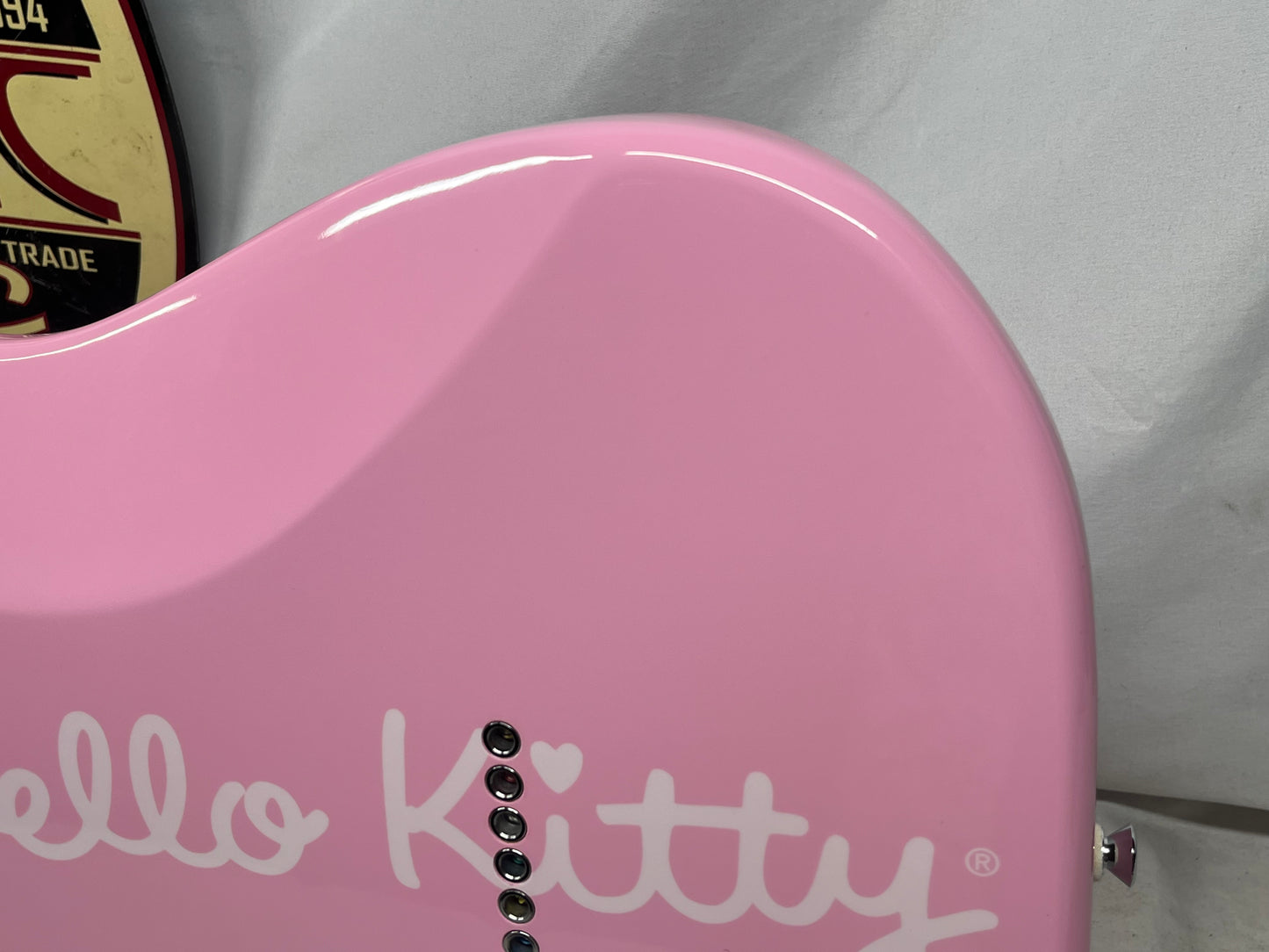 Squier by Fender x Hello Kitty Stratocaster Strat Electric Guitar 2024 with Hello Kitty Gig Bag - Pink