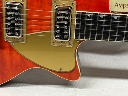 Koll Guitar Company Duo Glide Semi-Hollowbody Guitar with Case 2010 - Round Up Orange
