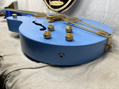 Gretsch G5191 Tim Armstrong Lefty Left-Handed Semi-Hollow Body Electric Guitar -- Spray Painted