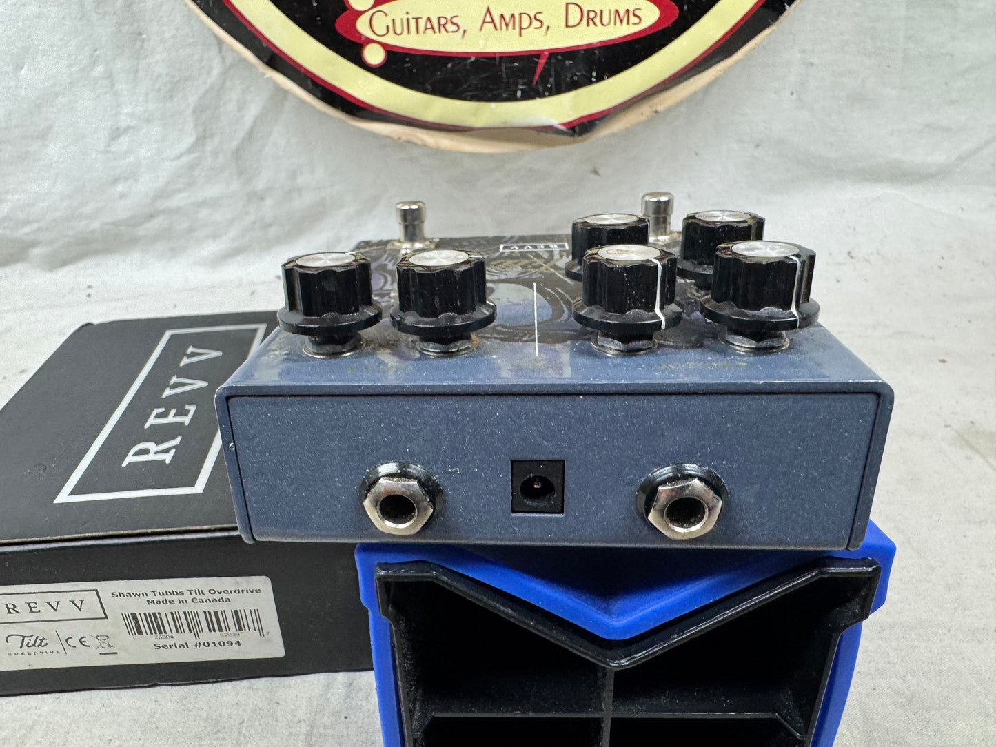 REVV Shawn Tubbs Tilt Overdrive Pedal with Box