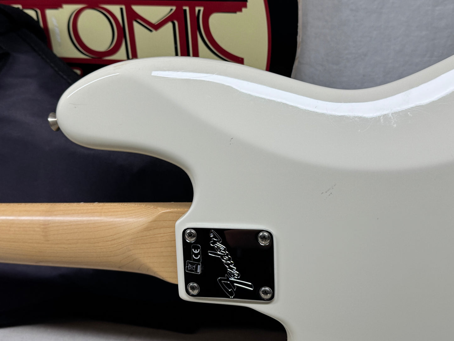 Fender American Performer Jazz Bass 4-string J-Bass with Gig Bag 2019 - Arctic White / Rosewood fingerboard