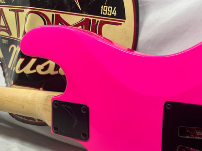 Dean Custom Zone Doublecut HH Electric Guitar  - Fluorescent Pink