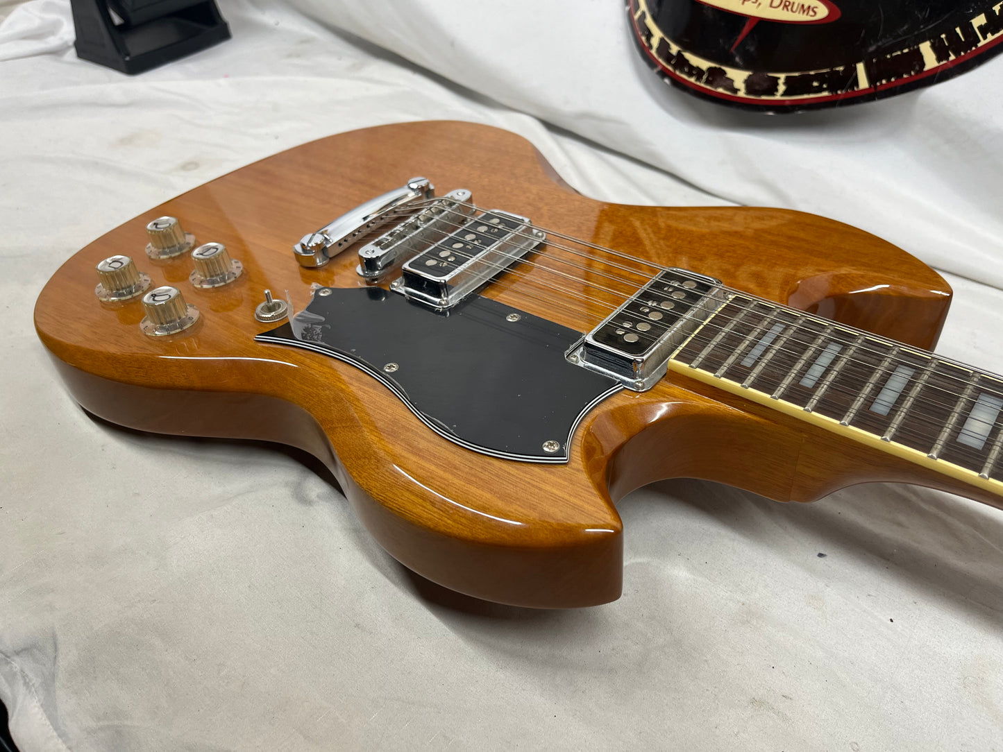 DeArmond S-73 12-String Doublecut Electric Guitar - Natural