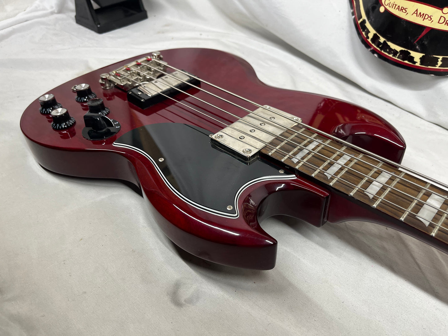 Epiphone EB-3 SG 4-String Doublecut Electric Bass - Cherry Red
