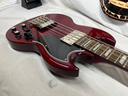 Epiphone EB-3 SG 4-String Doublecut Electric Bass - Cherry Red