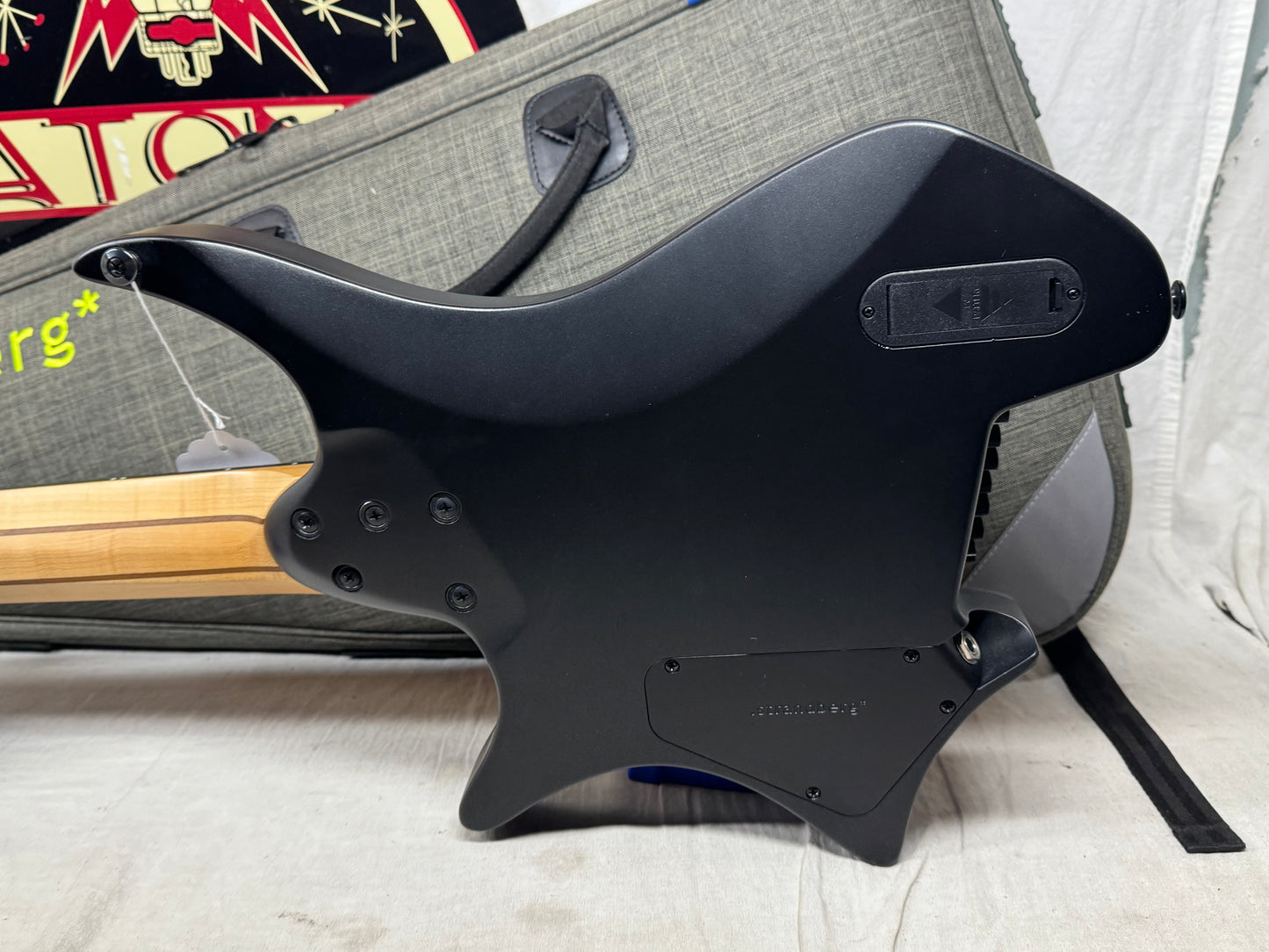 Strandberg Guitars Boden NX7 nx 7 Metal Headless 7-string Multiscale Guitar with Gig Bag 2024 - Black