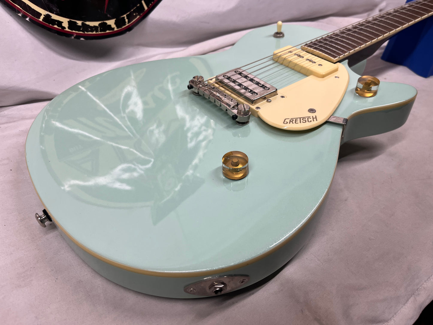 Gretsch G2215-P90 Streamliner Junior Jet Club Singlecut Electric Guitar - Mint Metallic