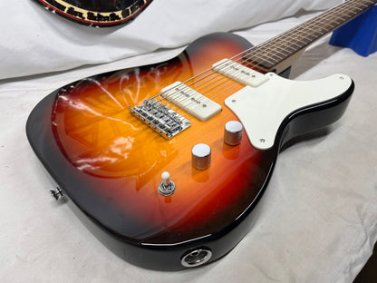 Squier Paranormal Baritone Cabronita Telecaster Tele Electric Guitar - 3-Color Sunburst