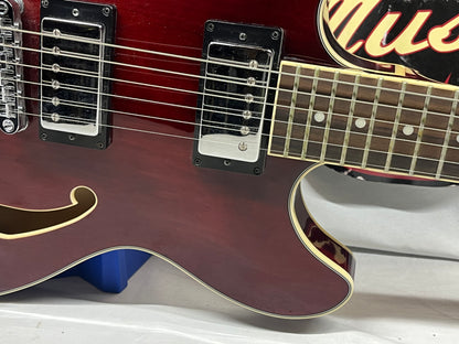 Ibanez Artcore Series AS73 Semi-Hollow Body Electric Guitar - Transparent Cherry Red