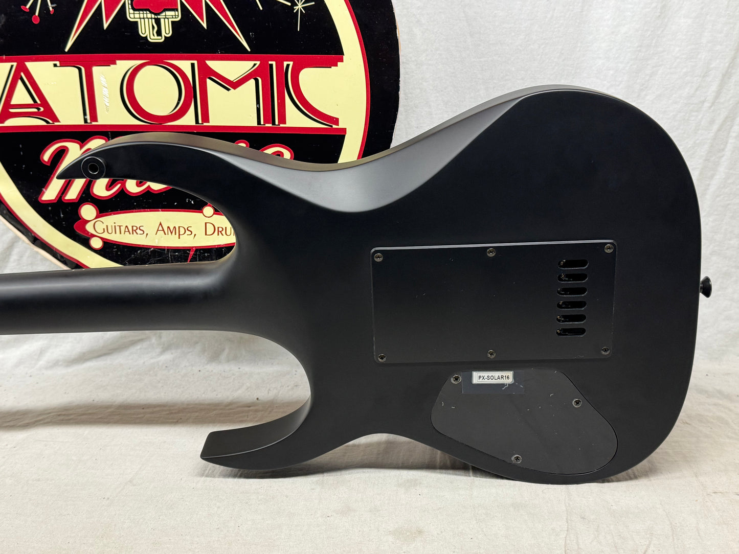 Washburn PX-SOLAR16ETC Parallaxe Ola Englund Solar 16ETC Guitar with Case 2016 - Black