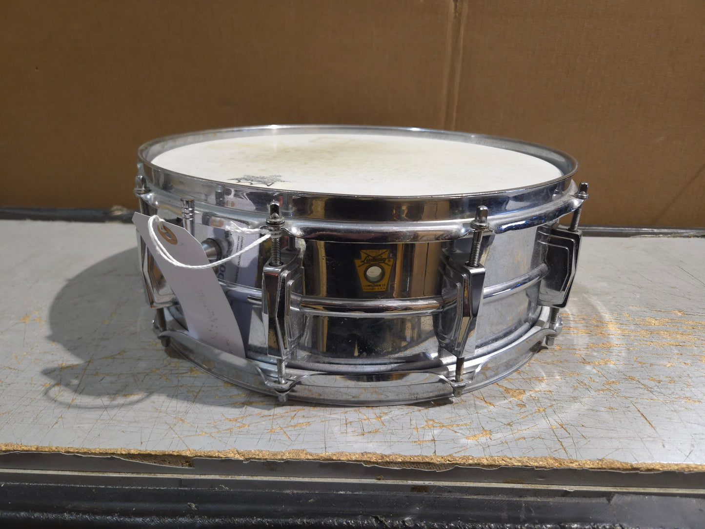 Ludwig LM400 Supraphonic 5x14" 10-Lug Aluminum Snare Drum 1985 - Present - Chrome-Plated
