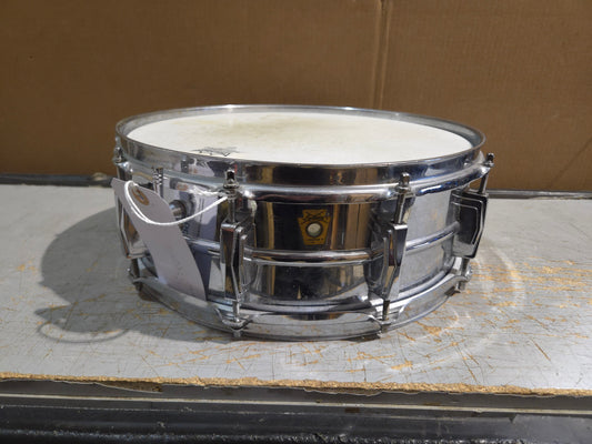 Ludwig LM400 Supraphonic 5x14" 10-Lug Aluminum Snare Drum 1985 - Present - Chrome-Plated
