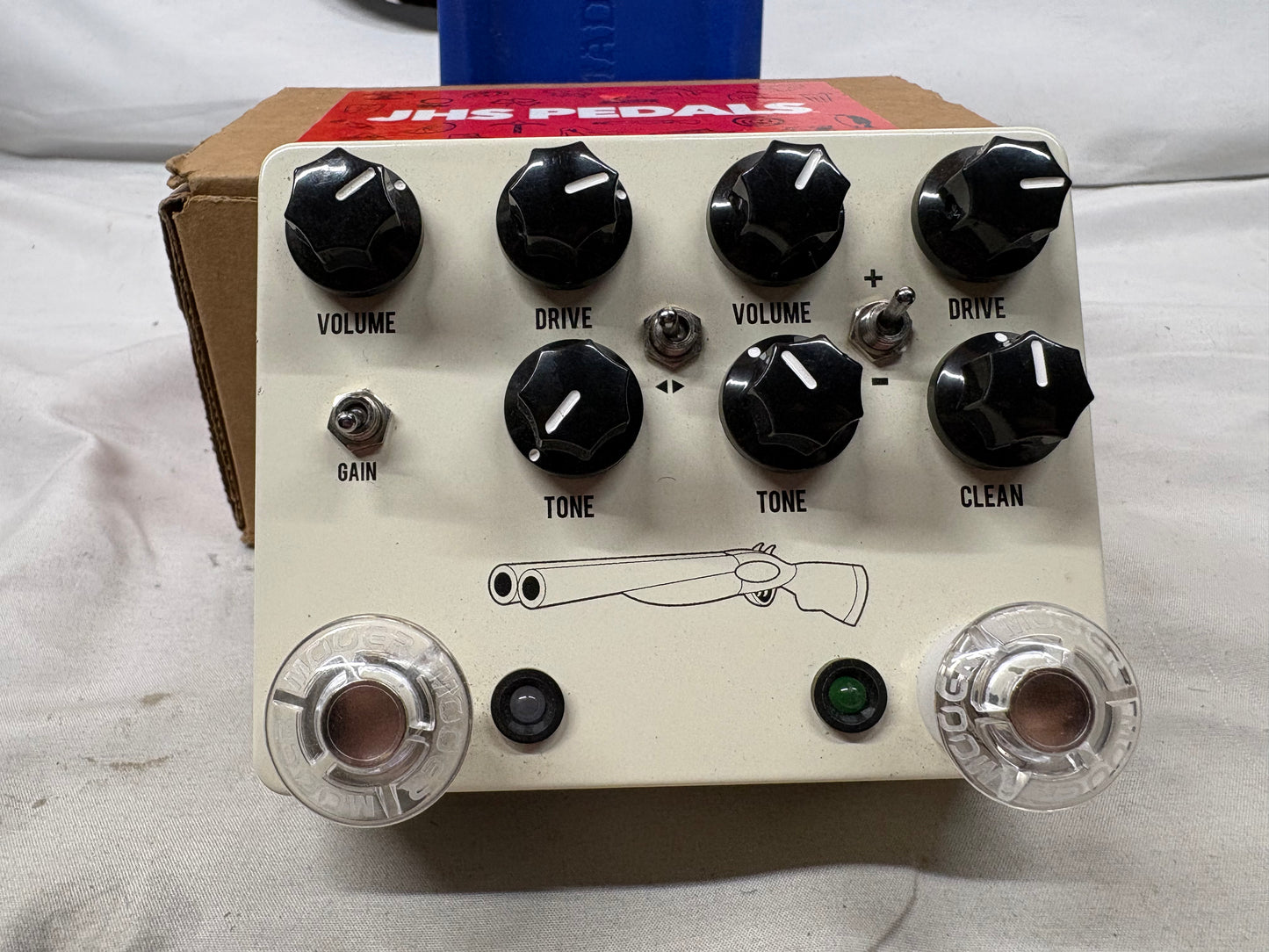 JHS Pedals Double Barrel v4 Overdrive Pedal with Box