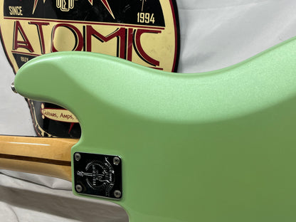Fender GC Factory Special Run Precision Bass P-Bass Active 4-String Electric Bass - Sea Foam Green