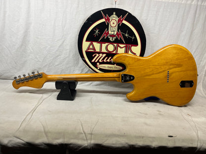 Music Man StingRay I Double Cutaway Electric Guitar with Hard Case - Natural