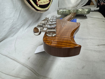 Shelton Electric Instruments Custom GalaxyFlite galaxy flite Guitar with Case 2022 - Mermaid Sea Glass Sparkle