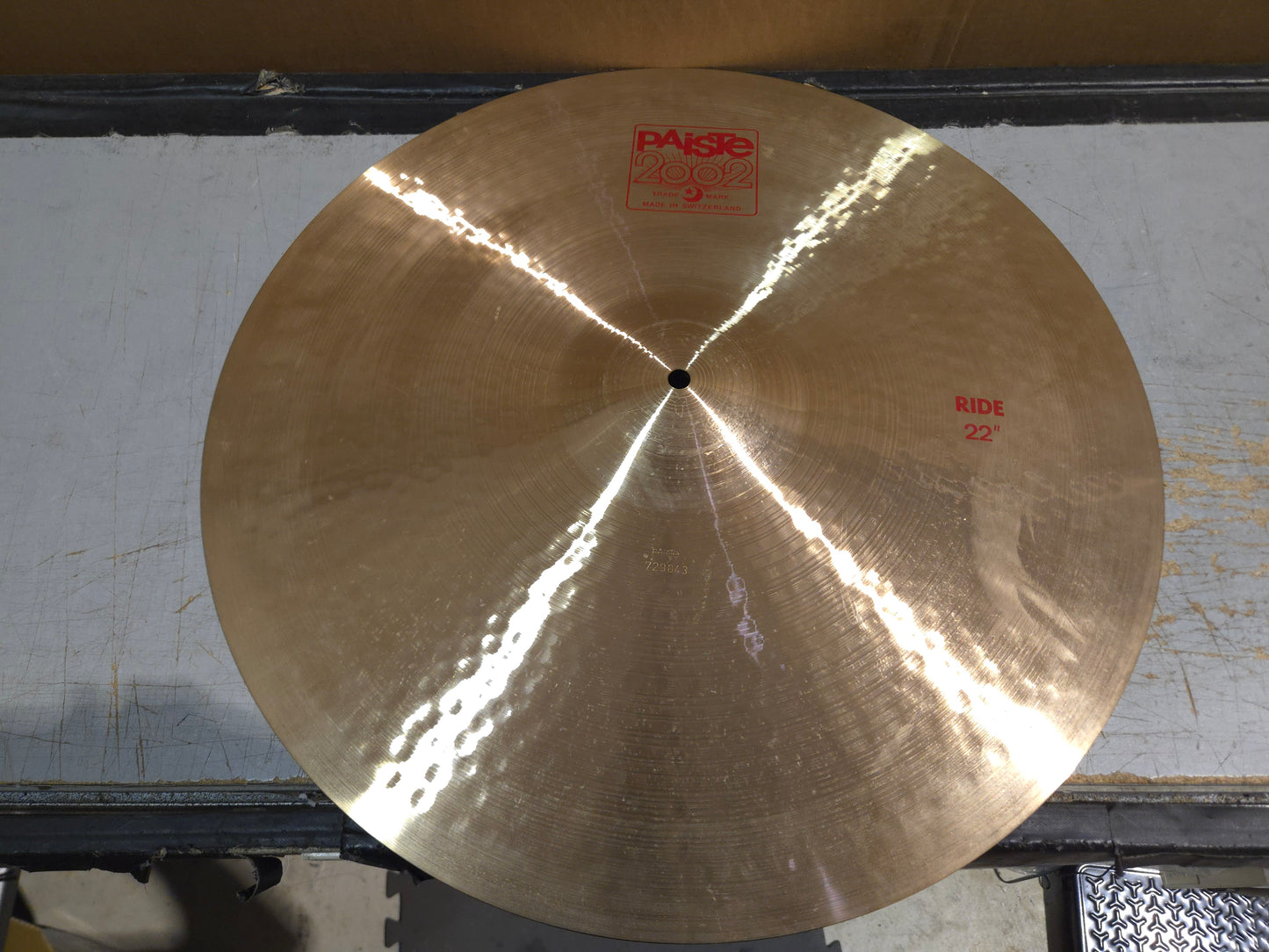 Paiste 22" 2002 Ride Cymbal 1980 - Present - Traditional