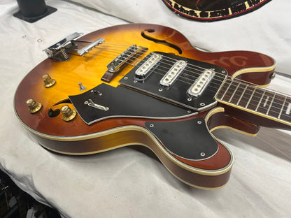 Univox Custom Hollow Body Electric Guitar