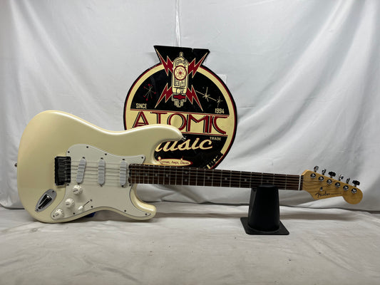 Fender American Elite Stratocaster Strat Electric Guitar - Olympic Pearl