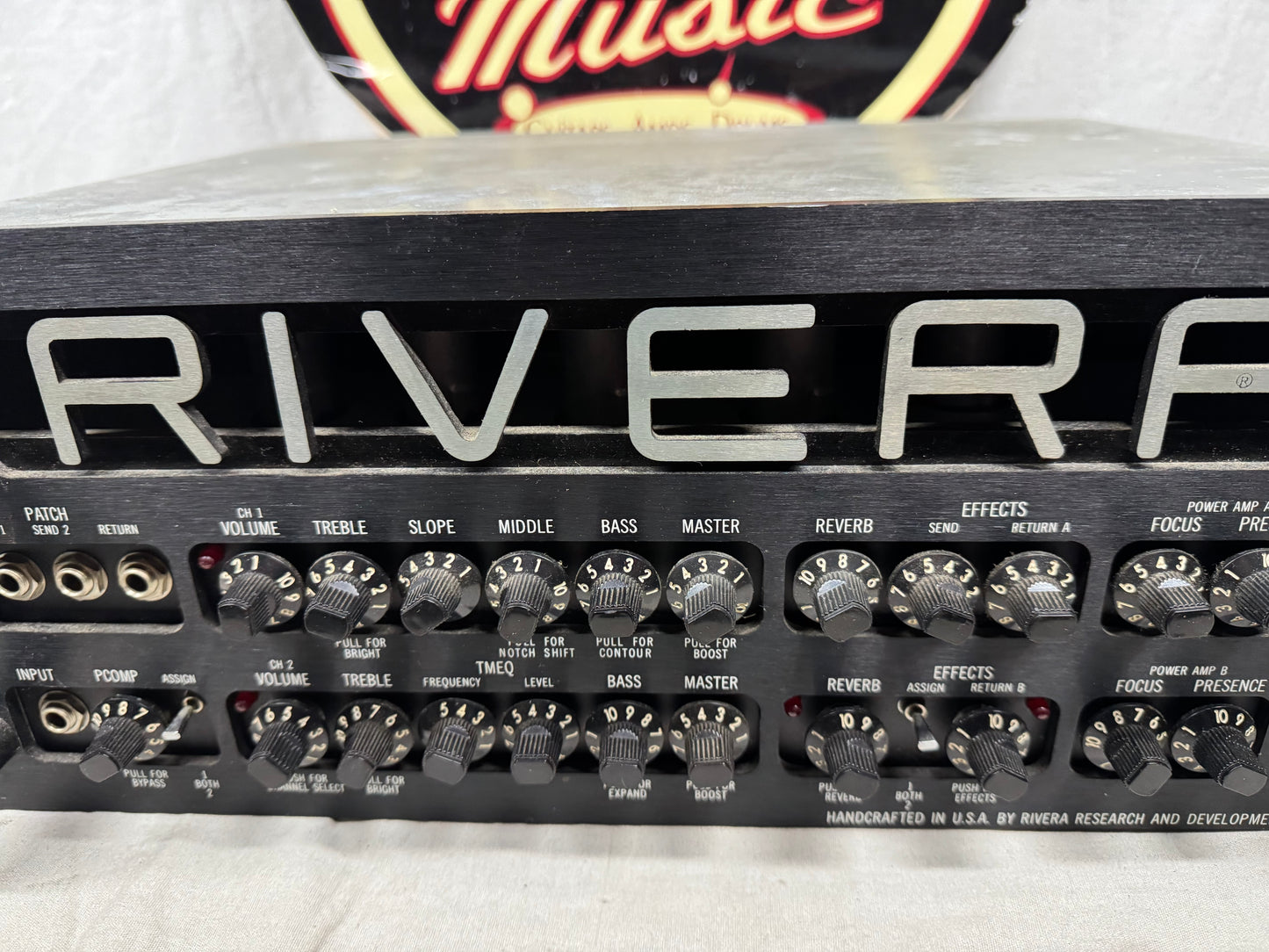 Rivera TBR-1M tbr1m tbr 1 tbr1 m Rackmount Tube Guitar Amplifier Head - Local Pickup Only