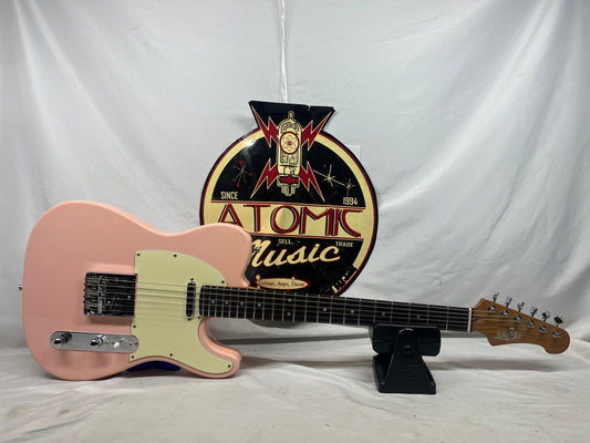 Jet Guitars JT-300 Singlecut T-Style Electric Guitar - Shell Pink