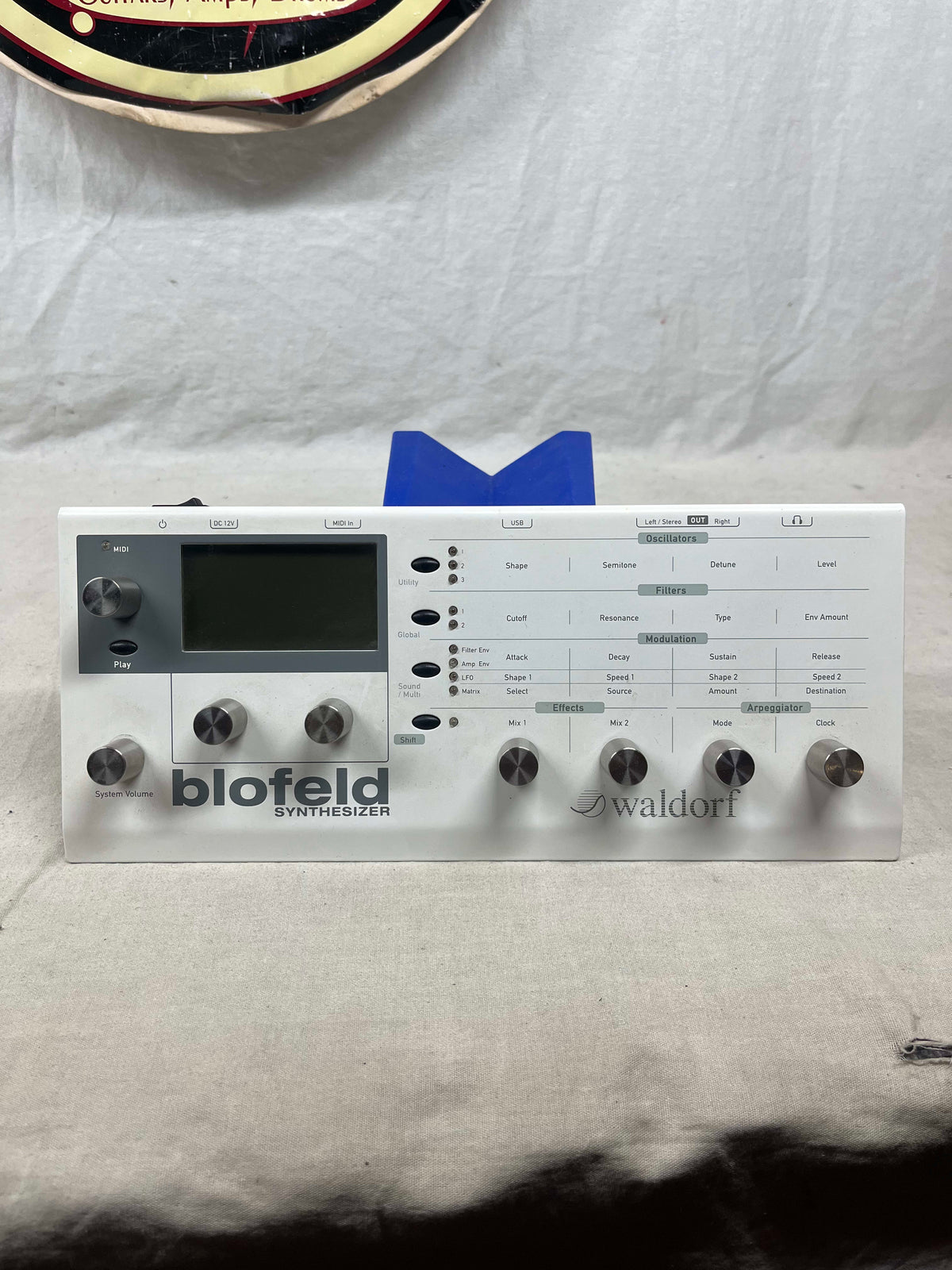 Waldorf Blofeld Desktop Synthesizer Module with Box and Power Supply