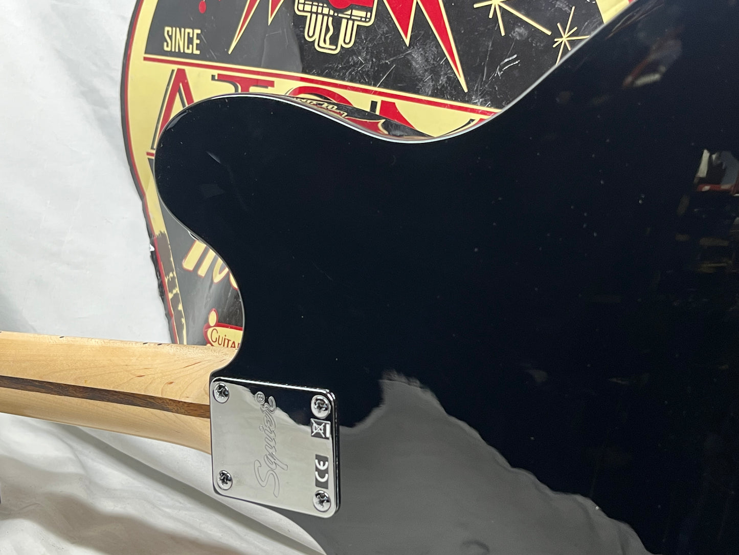 Squier Affinity Series Starcaster Semi-Hollow Body Electric Guitar - Black