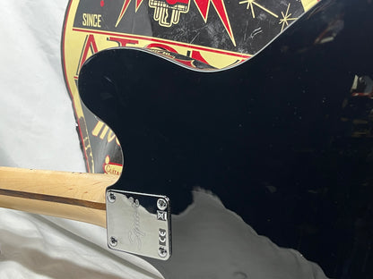 Squier Affinity Series Starcaster Semi-Hollow Body Electric Guitar - Black