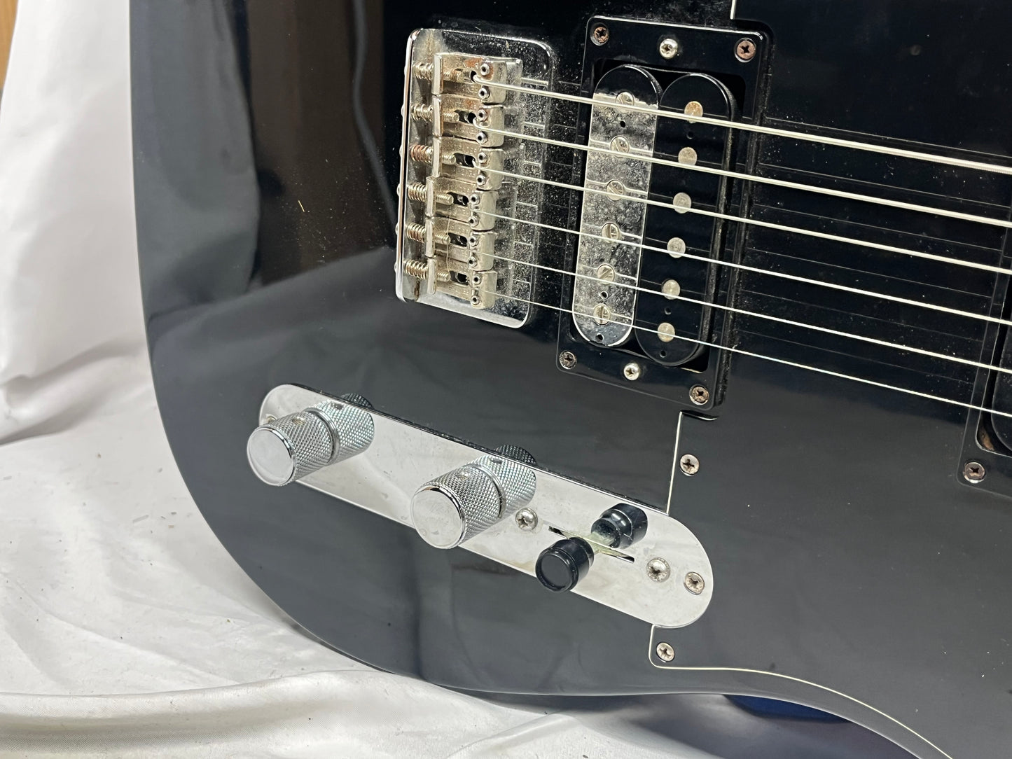 Fender Standard Telecaster tele HH Electric Guitar with Hard Case - Black