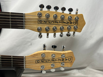 Danelectro Doubleneck 6/12 6-String and 12-String Electric Guitar with Hard Case