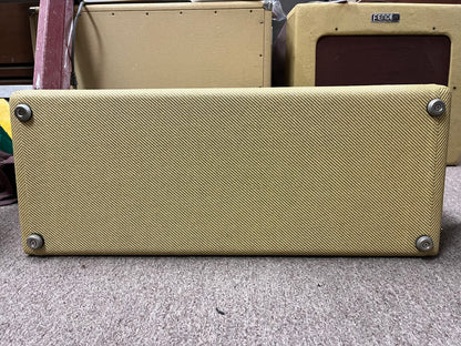 Fender 1957 Vintage Twin 5D8-A Guitar Tube Amplifier Combo - Reissue Chassis Re-Tweed Cabinet - Speakers from 1954 - Local Pickup Only